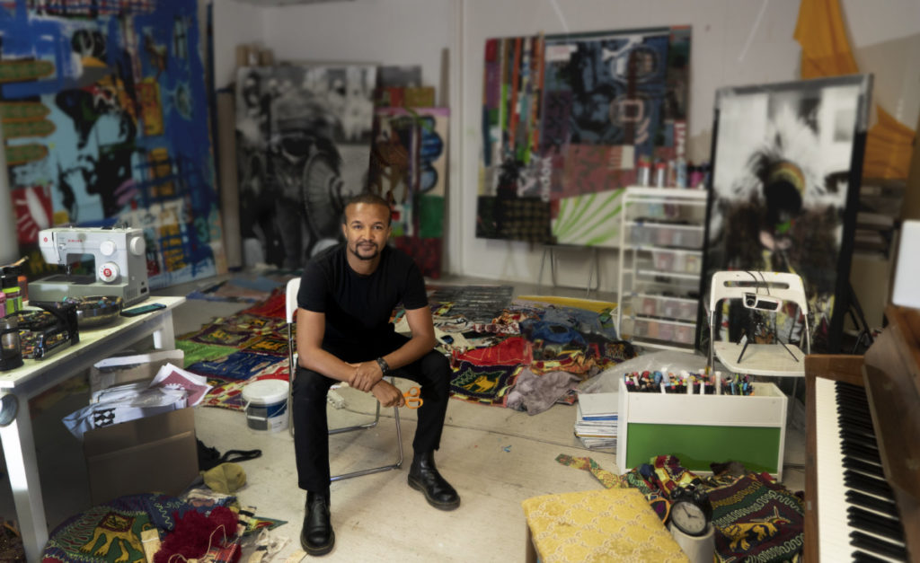 Kristin Hjellegjerde Gallery Rekefabrikken i Nevlunghavn. Separatutstillingen av den etiopiske kunstneren Wendimagegn Belete