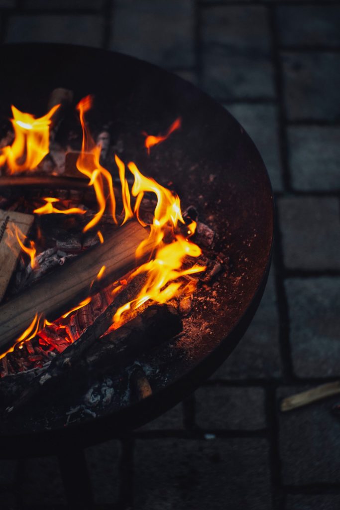 Bålpanne bål kan skape brann i sommervarmen