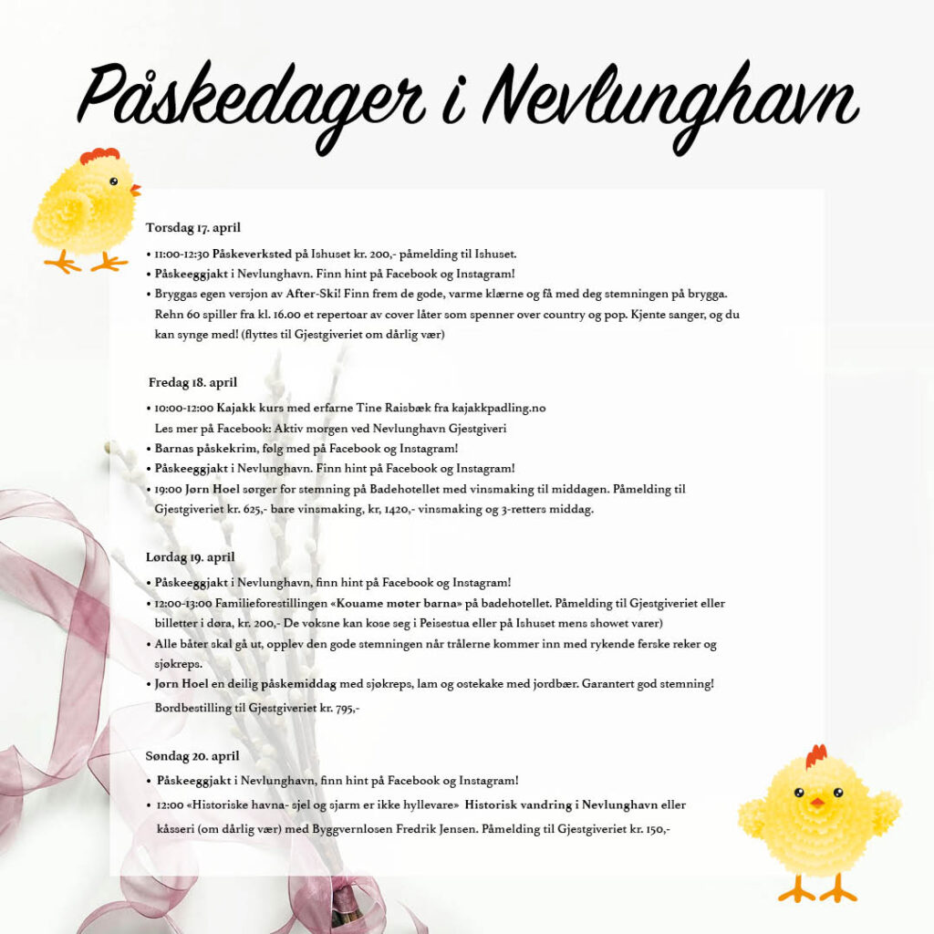 Program for Nevlunghavn 