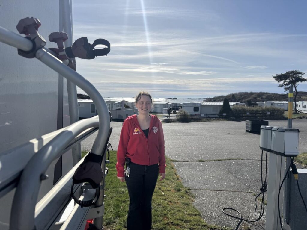 Hilde har fullkontroll på Oddanesand Camping for de som velger Kystpåske 